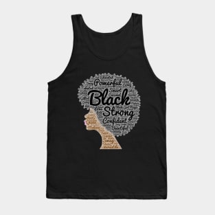 Natural Hair Afro Art for African Americans Tank Top